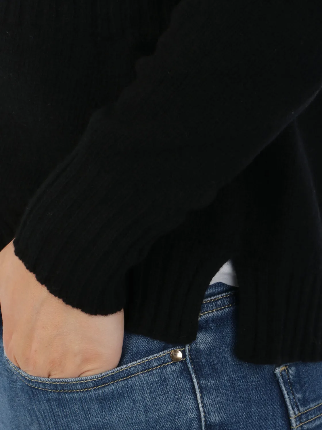 7.1 Settepuntouno | Cardigan Donna Boxy in Lana Merino>Donna Maglie