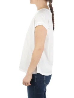 7.1 Settepuntouno | T-Shirt Donna Kimono in Cotone>Donna T-Shirts