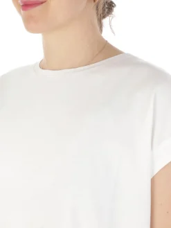 7.1 Settepuntouno | T-Shirt Donna Kimono in Cotone><noscript><img width=