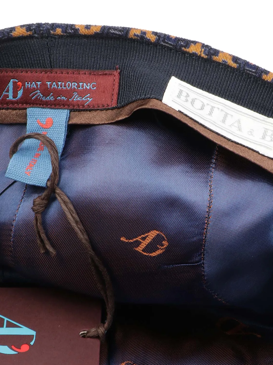Alfonso D'Este | Coppola Uomo in Cotone Fantasia>Uomo Cappelli