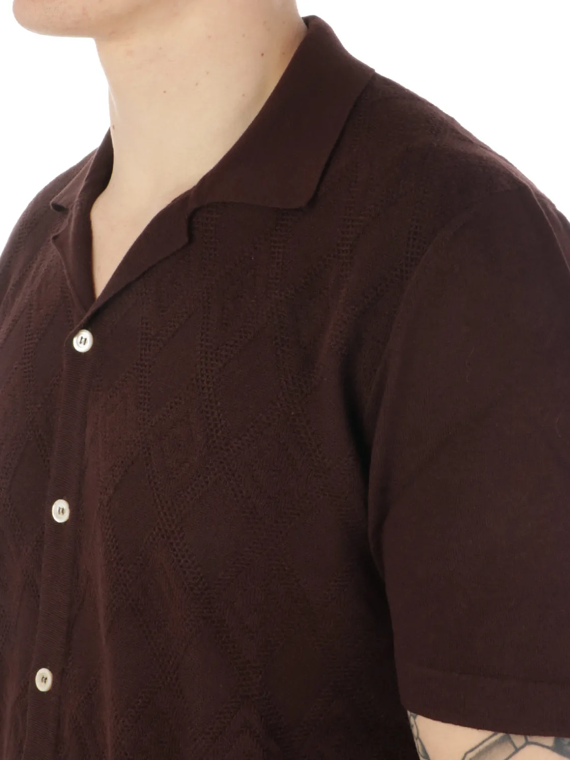 Altea | Maglia Uomo Crochet a Rombi>Uomo Polo
