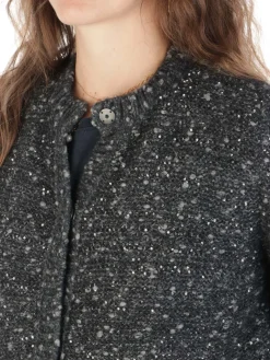 Anneclaire | Cardigan Donna in Cotone Melange><noscript><img width=