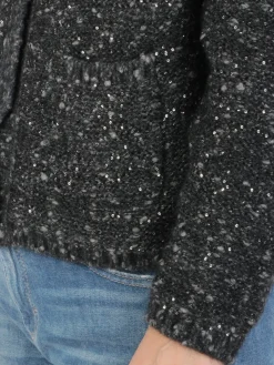 Anneclaire | Cardigan Donna in Cotone Melange><noscript><img width=