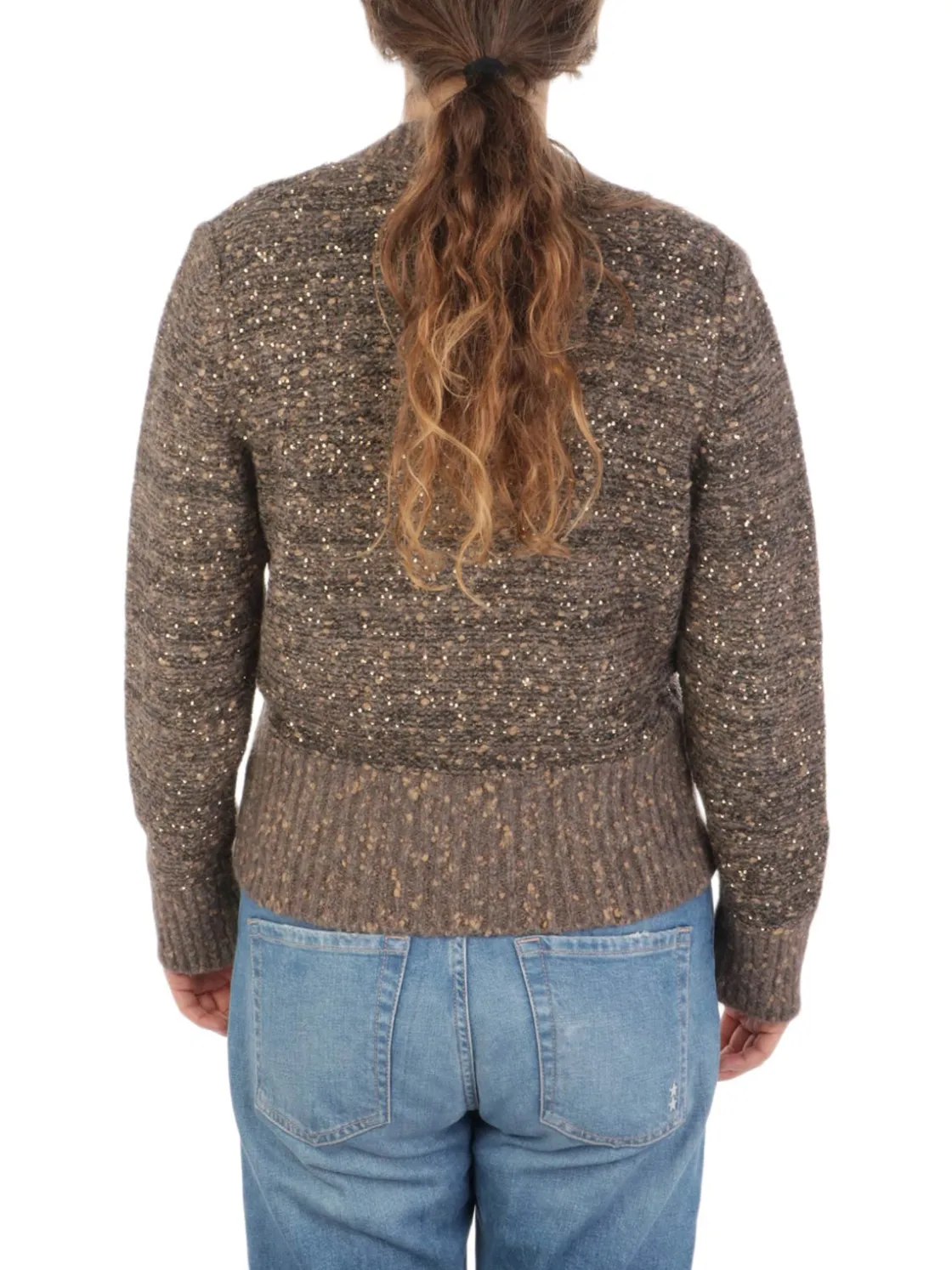Anneclaire | Cardigan Donna con Paillettes>Donna Maglie