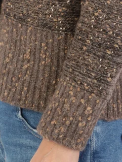 Anneclaire | Cardigan Donna con Paillettes><noscript><img width=