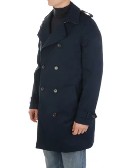 Aquascutum | Impermeabile Uomo Gleno in Cotone>Uomo Cappotti E Trench