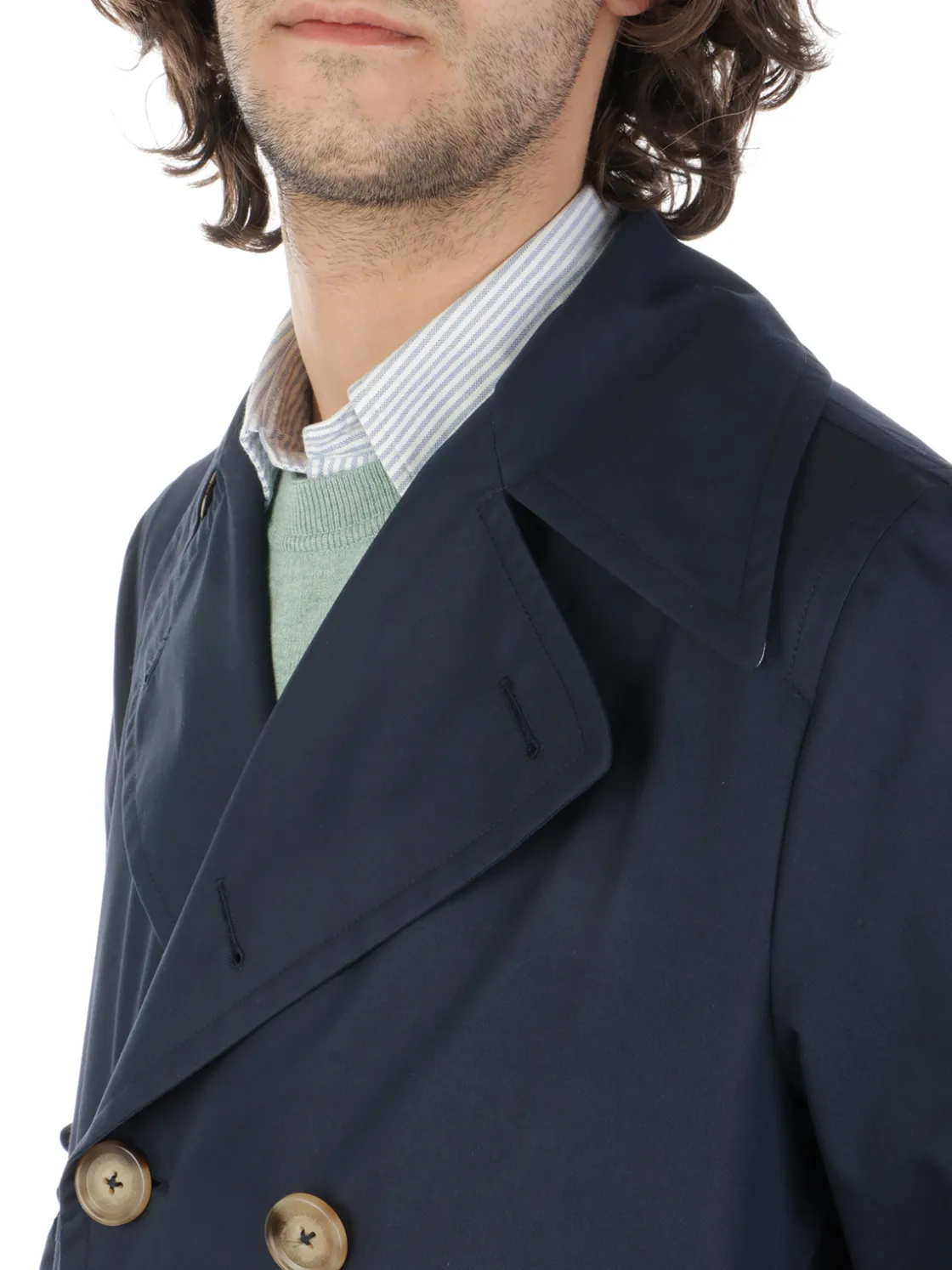 Aquascutum | Peacoat Uomo in Cotone>Uomo Giubbotti E Piumini