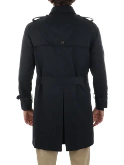 Aquascutum | Trench Doppiopetto Uomo in Cotone>Uomo Cappotti E Trench