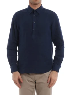 Aspesi | Camicia Uomo in Lino 3 Bottoni>Uomo Camicie