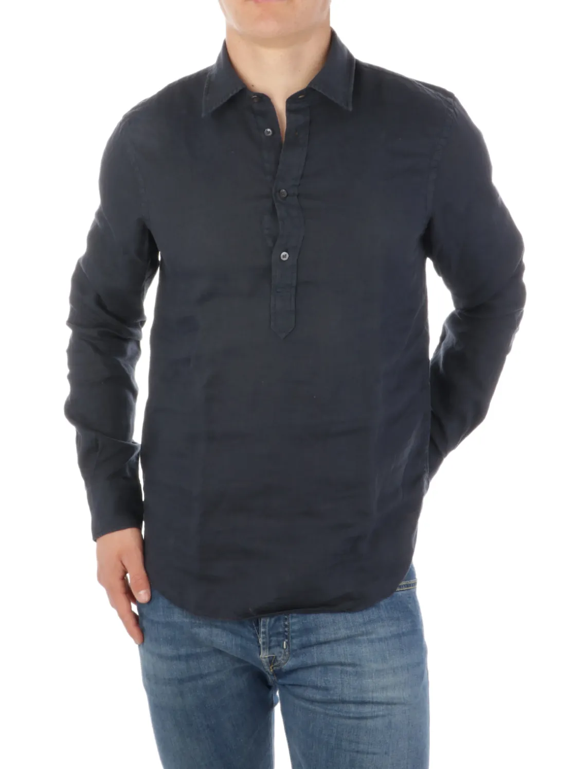 Aspesi | Camicia Uomo in Lino 3 Bottoni>Uomo Camicie