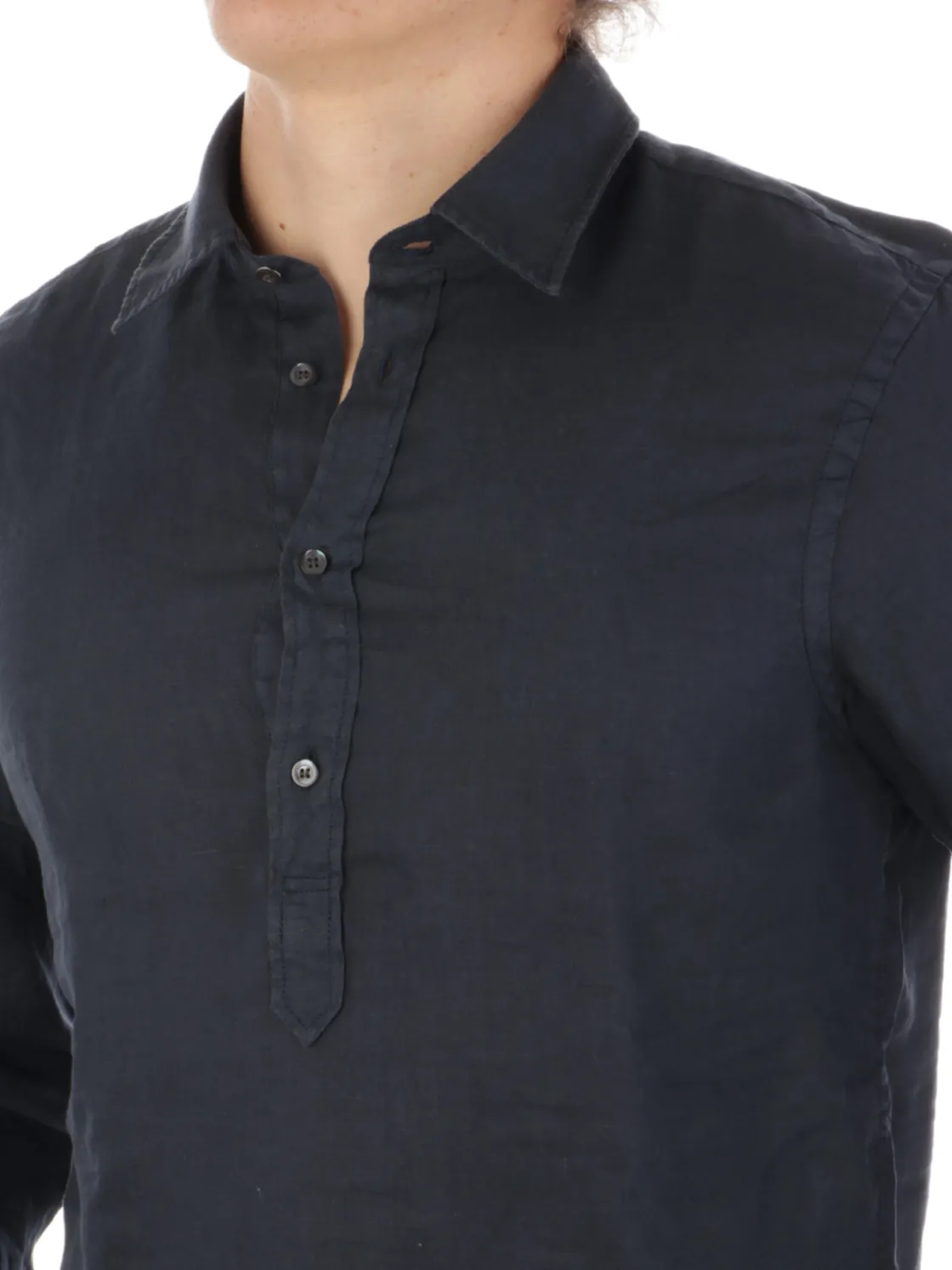 Aspesi | Camicia Uomo in Lino 3 Bottoni>Uomo Camicie