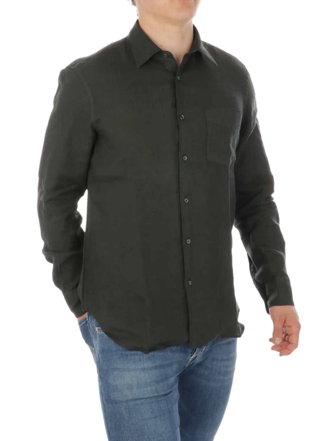 Aspesi | Camicia Uomo Mod. Sedici in Lino>Uomo Camicie