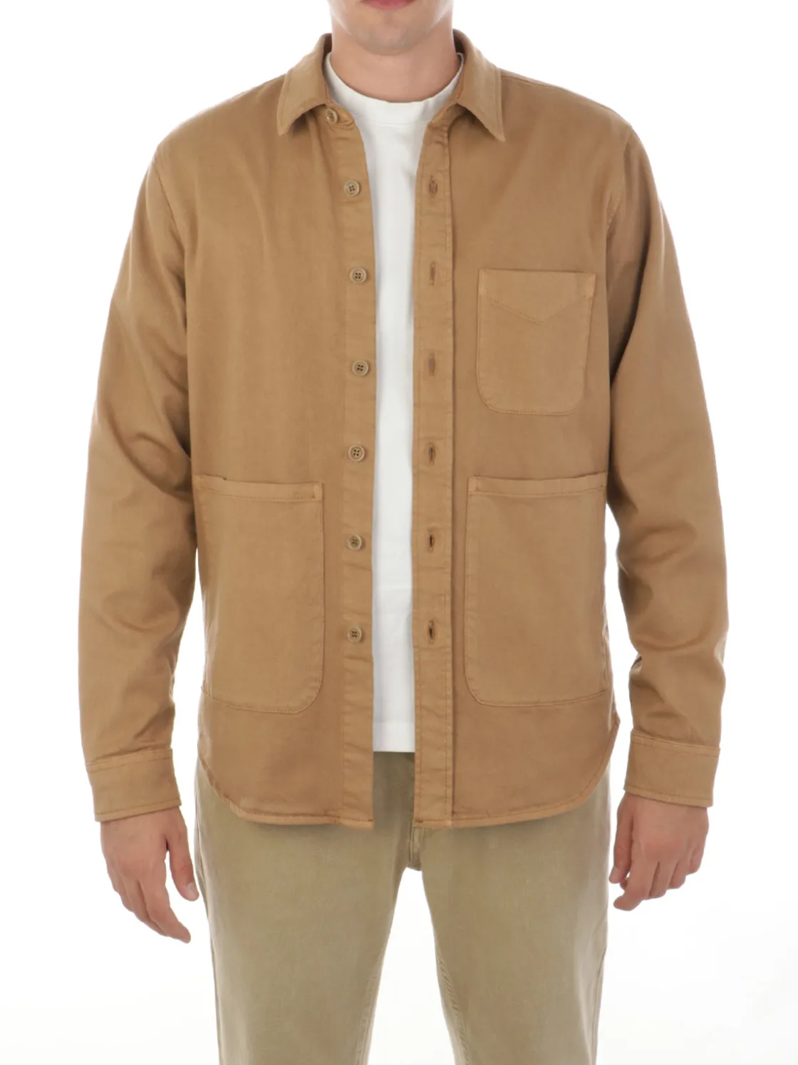 Aspesi | Camicia Utility Uomo in Twill>Uomo Camicie