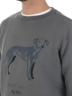 Autry | Felpa Uomo Blue Lacy in Cotone><noscript><img width=