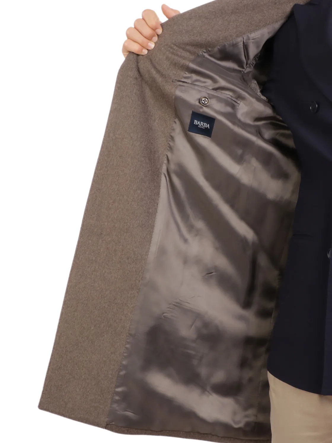 Barba | Cappotto Uomo Bata in Lana Vergine>Uomo Cappotti E Trench