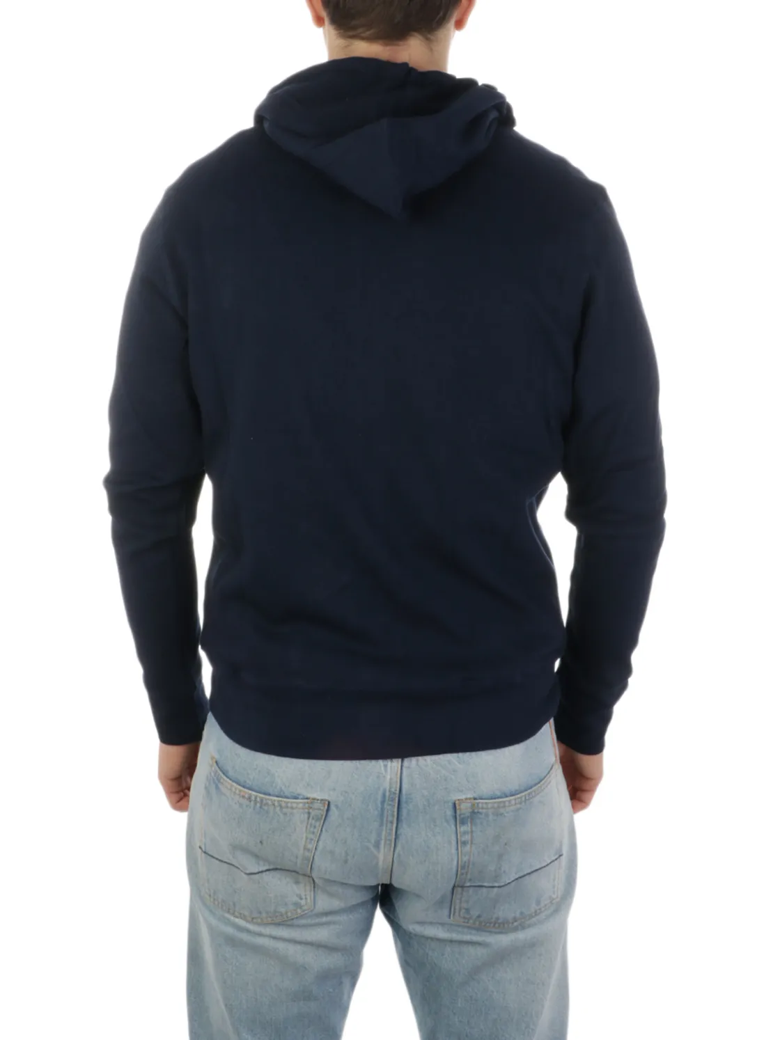 Barba | Felpa Uomo Full Zip in Cotone>Uomo Felpe