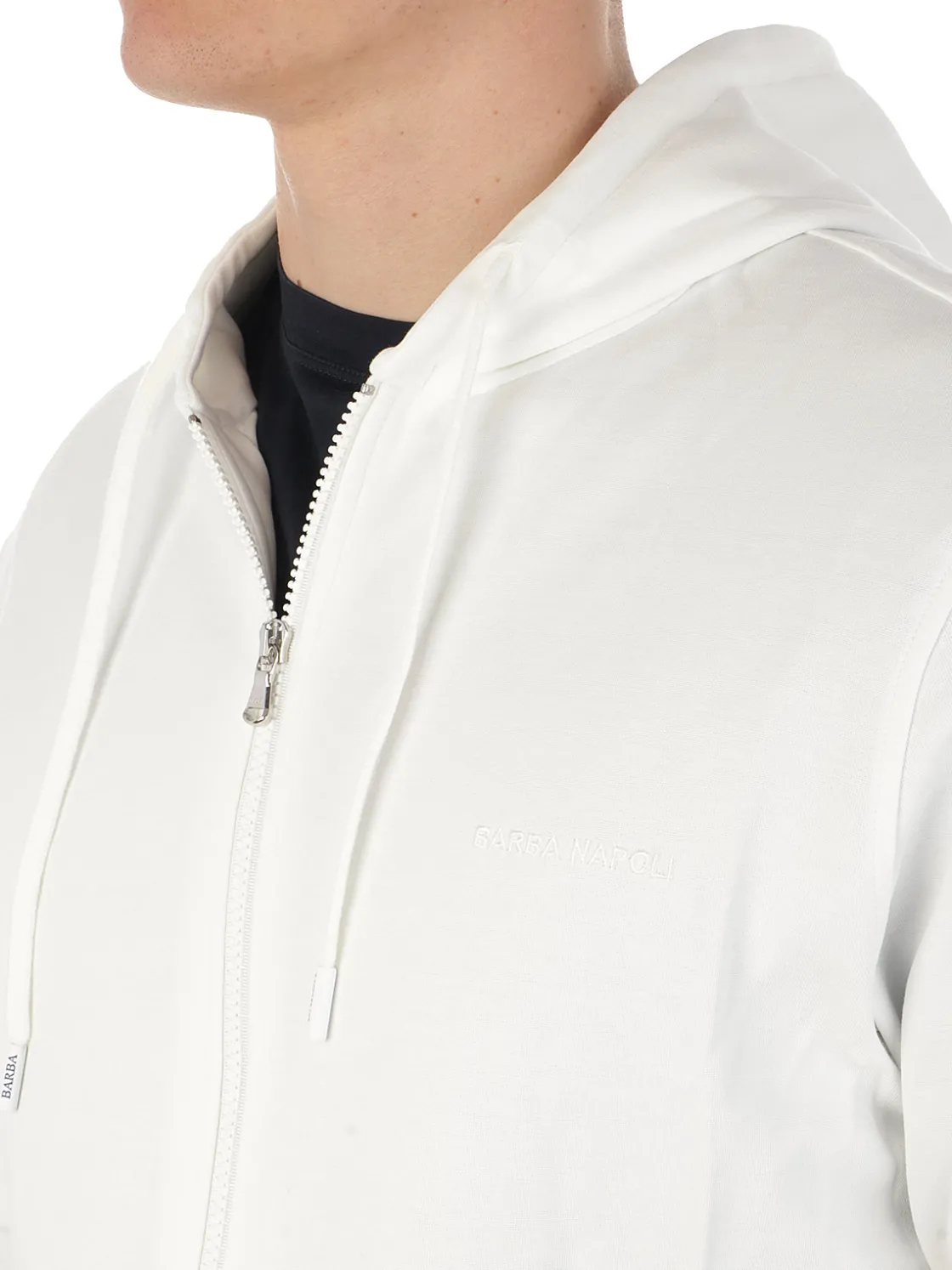 Barba | Felpa Uomo Full Zip in Cotone>Uomo Felpe