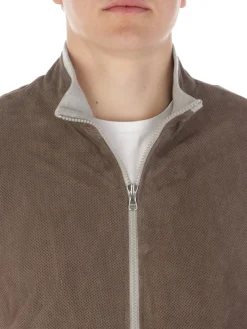 Barba | Giacca in Suede Uomo Fox><noscript><img width=