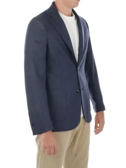Barba | Giacca Uomo Easy in Lana Vergine>Uomo Blazer E Giacche