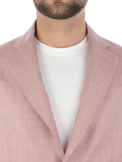 Barba | Giacca Uomo Easy in Lana e Seta><noscript><img width=