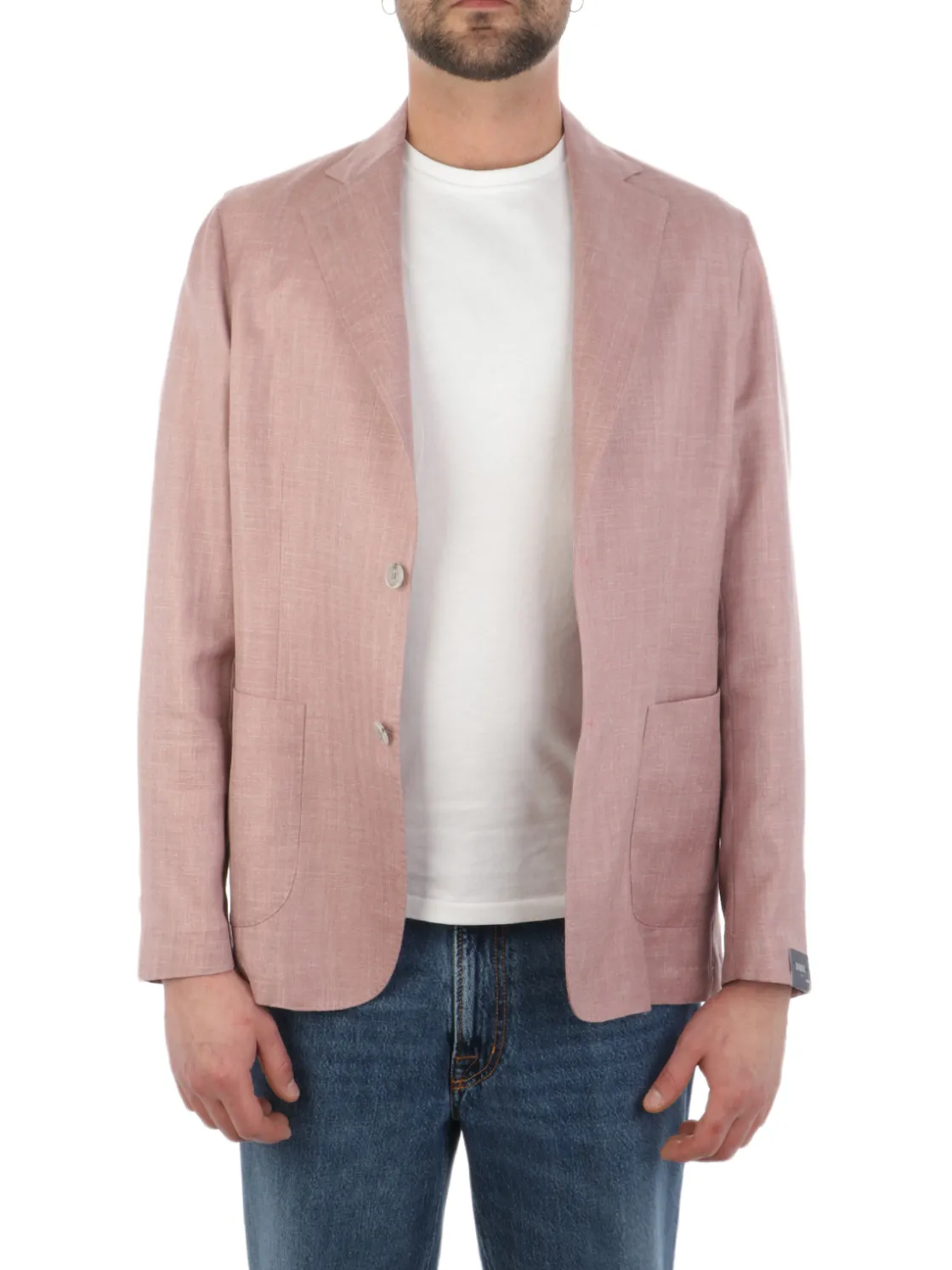 Barba | Giacca Uomo Easy in Lana e Seta>Uomo Blazer E Giacche