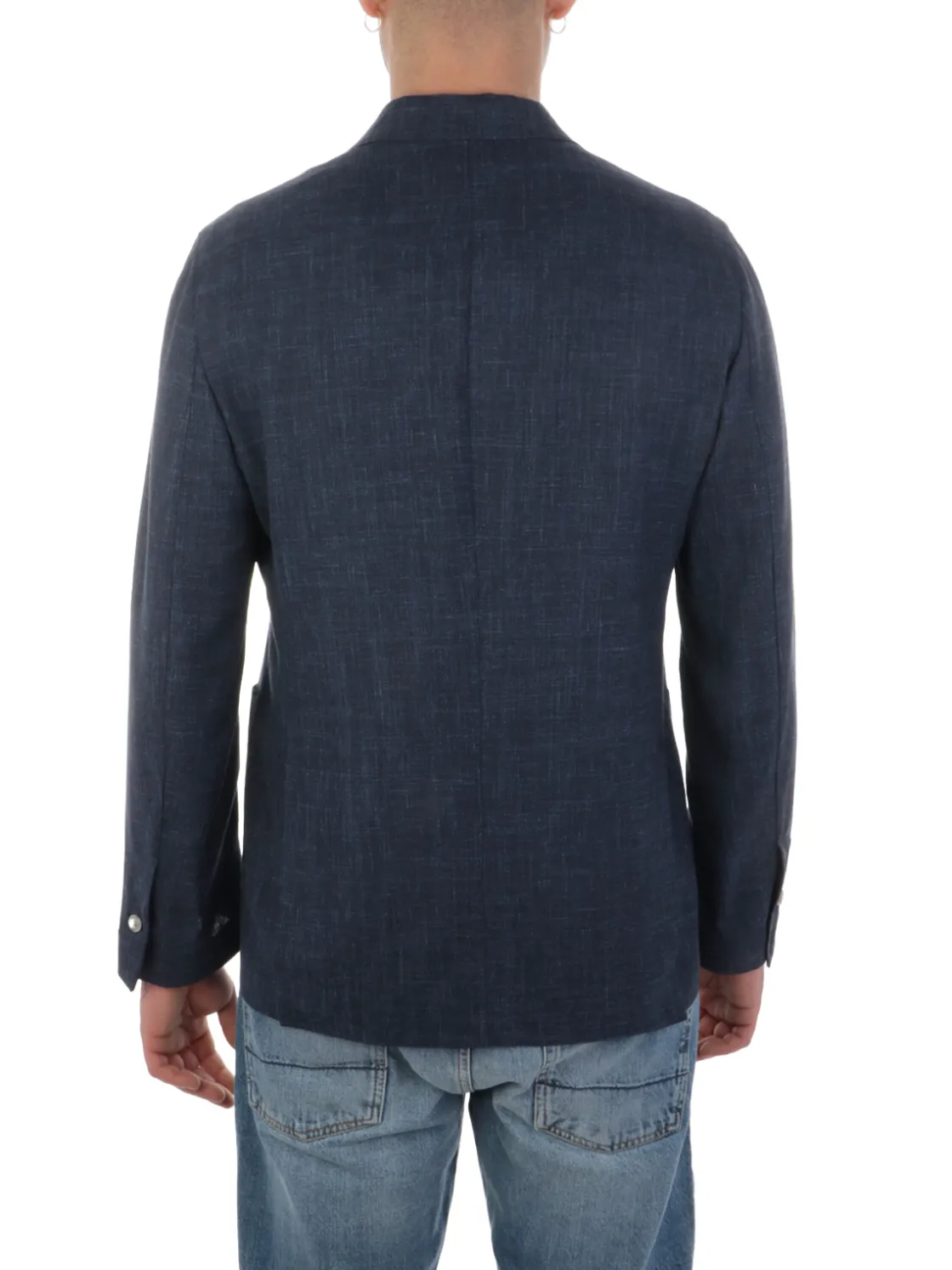 Barba | Giacca Uomo Easy in Lana e Seta>Uomo Blazer E Giacche