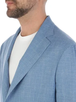 Barba | Giacca Uomo Easy in Lana e Seta><noscript><img width=