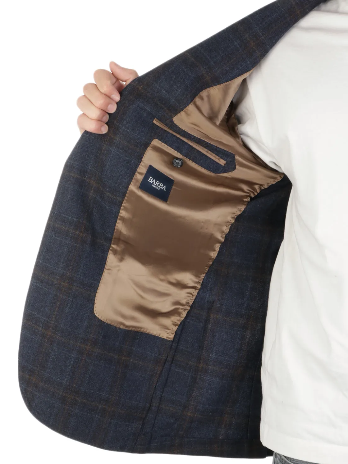 Barba | Giacca Uomo Jimmy in Lana e Cashmere>Uomo Blazer E Giacche