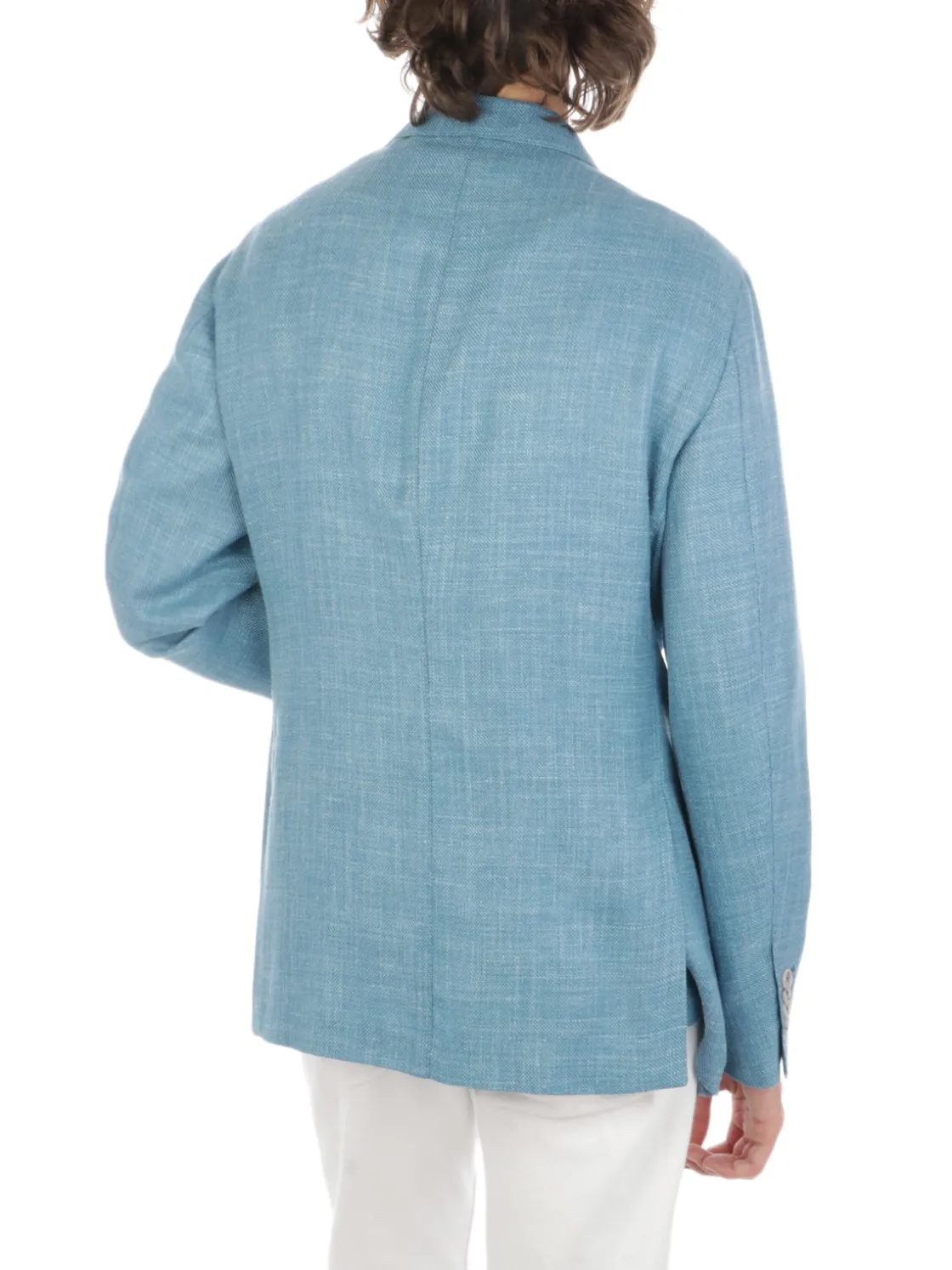 Barba | Giacca Uomo Jimmy in Lana Seta e Lino>Uomo Blazer E Giacche