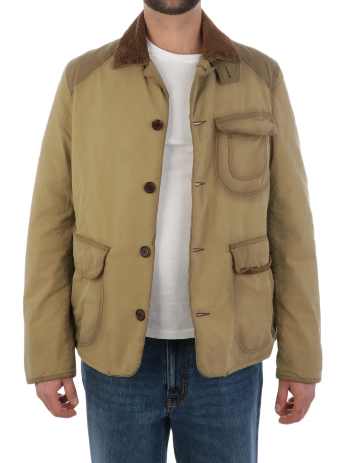 Barbour | Giacca Uomo Utility in Cotone Cerato>Uomo Giubbotti E Piumini
