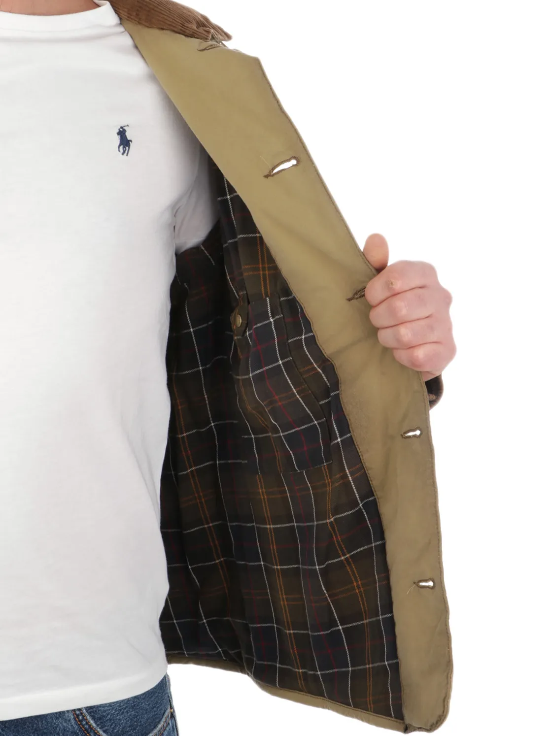 Barbour | Giacca Uomo Utility in Cotone Cerato>Uomo Giubbotti E Piumini