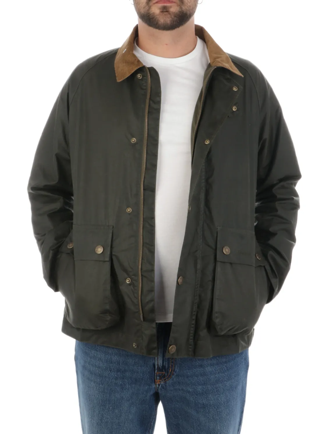 Barbour | Giubbotto Uomo Modern Bedale Wax>Uomo Giubbotti E Piumini