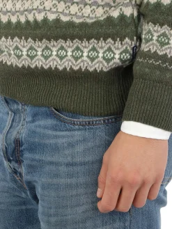 Barbour | Pullover Uomo Fairisle Crew><noscript><img width=