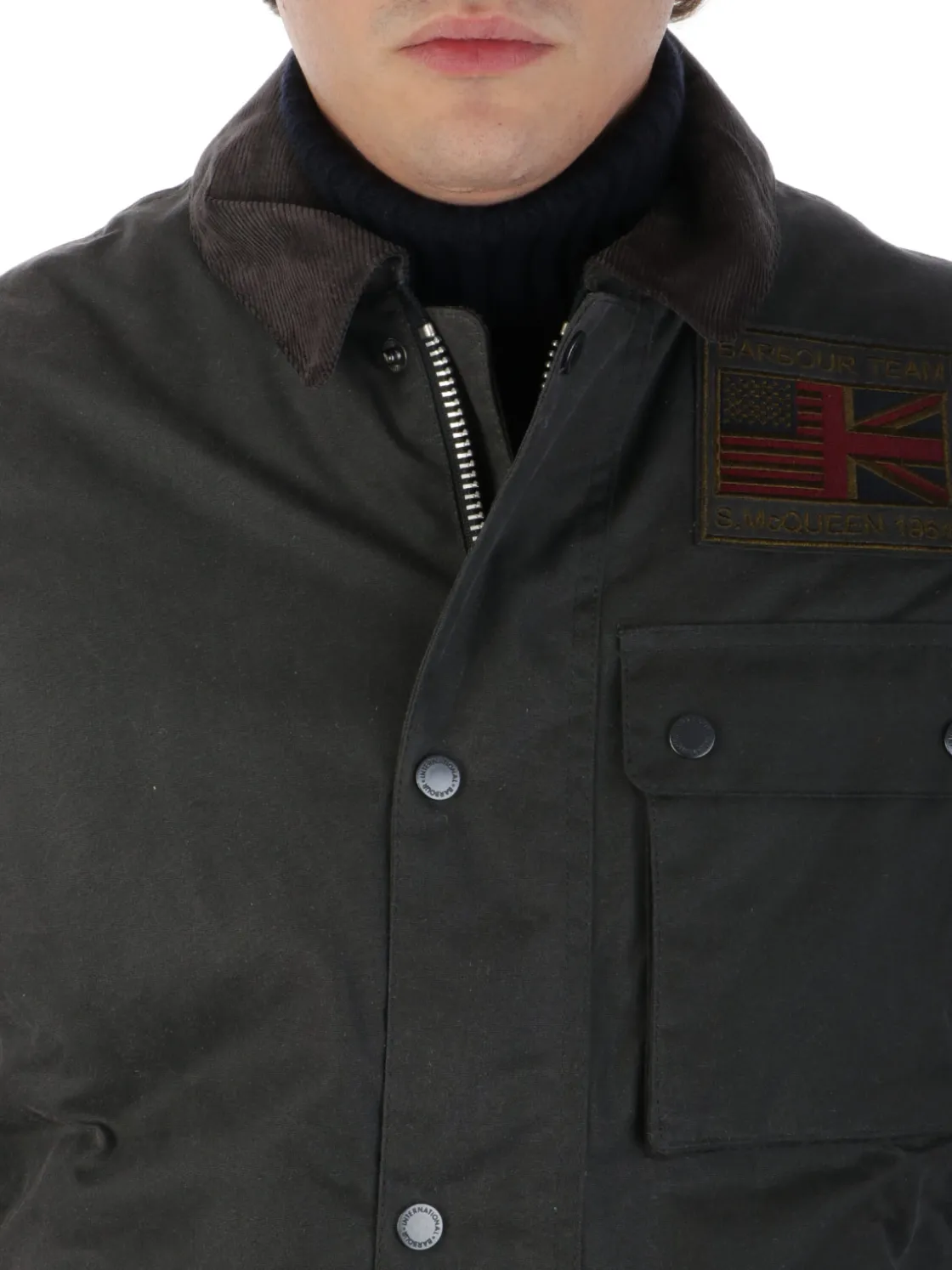 Barbour International | Giacca Uomo Cerata Workers>Uomo Giubbotti E Piumini