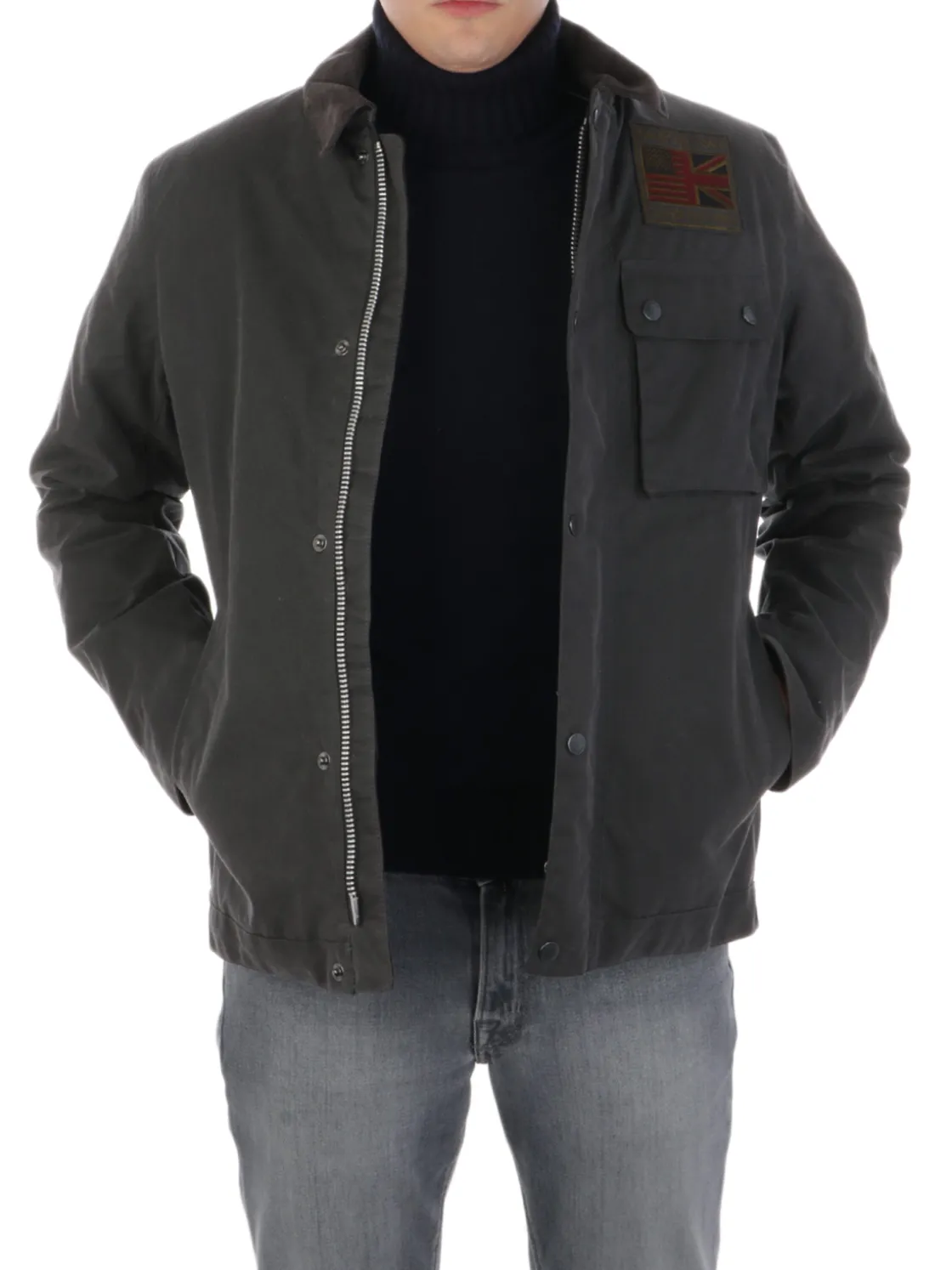 Barbour International | Giacca Uomo Cerata Workers>Uomo Giubbotti E Piumini