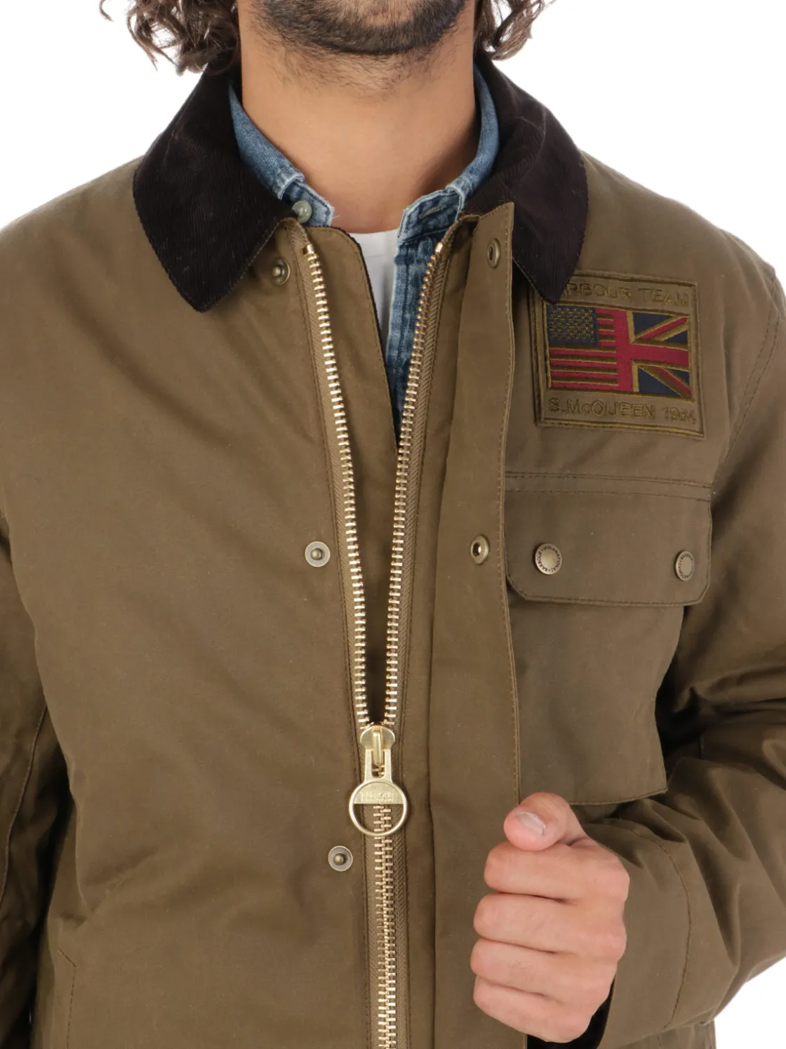Barbour International | Giacca Uomo Cerata Workers>Uomo Giubbotti E Piumini