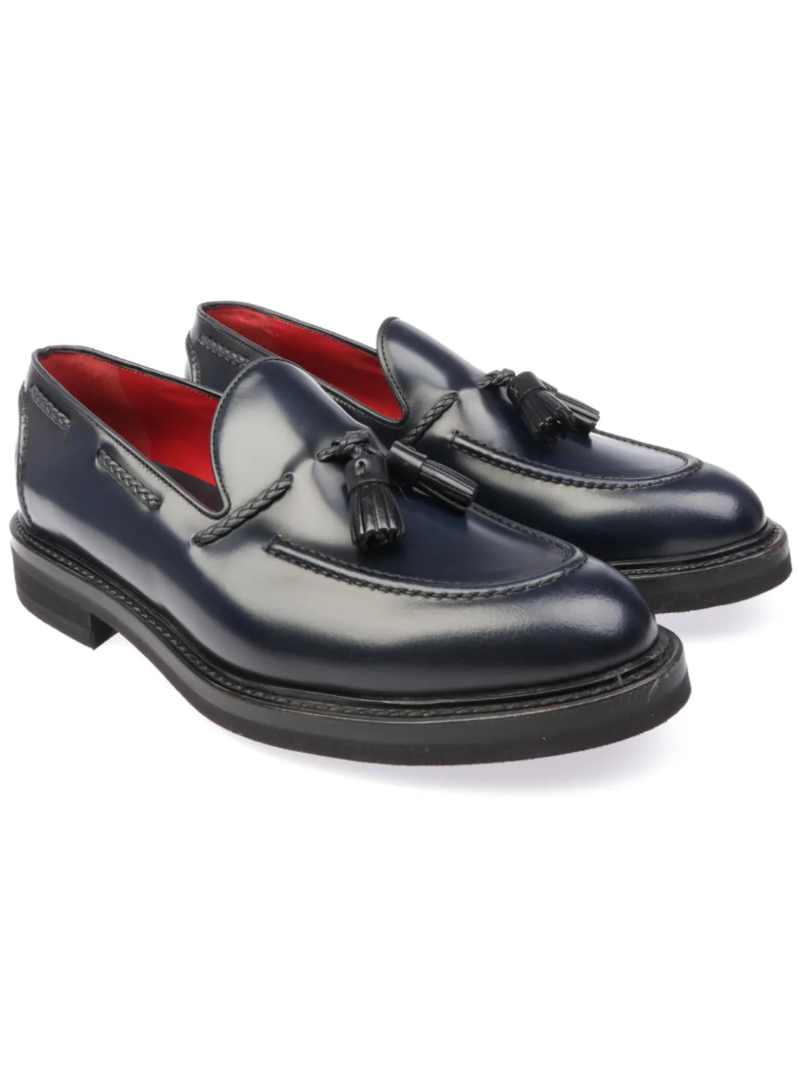 Barrett | Mocassino Uomo Spazzolato con Nappine>Uomo Mocassini