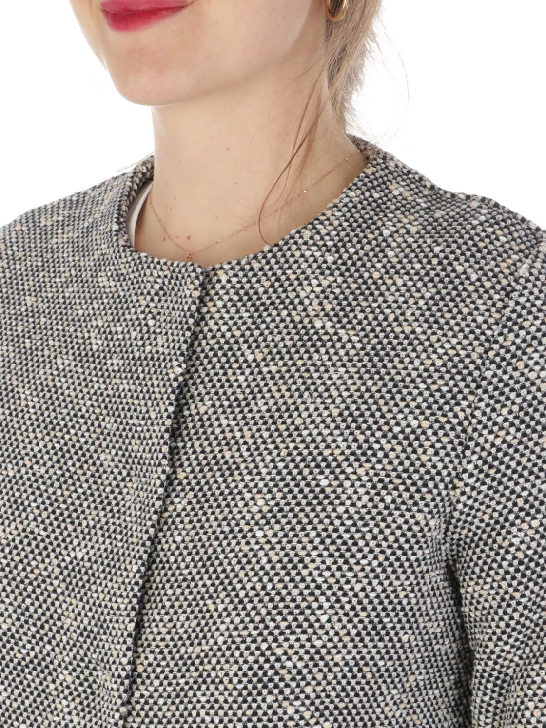 Base | Chanellina Donna in Tweed di Cotone>Donna Maglie