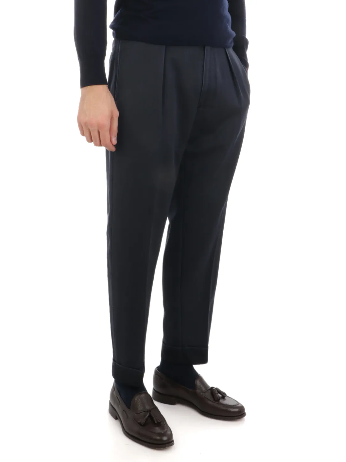 Berwich | Pantalone Uomo Chiaia GD in Lana>Uomo Pantaloni