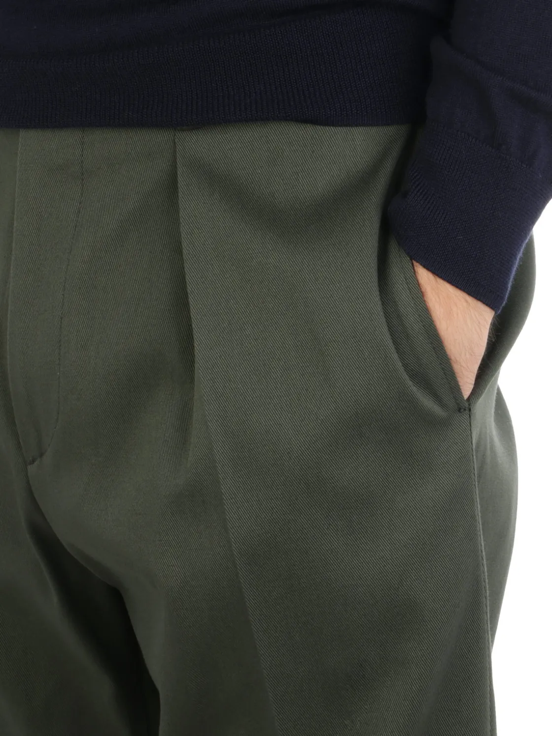 Berwich | Pantalone Uomo Chiaia in Cotone Stretch>Uomo Pantaloni