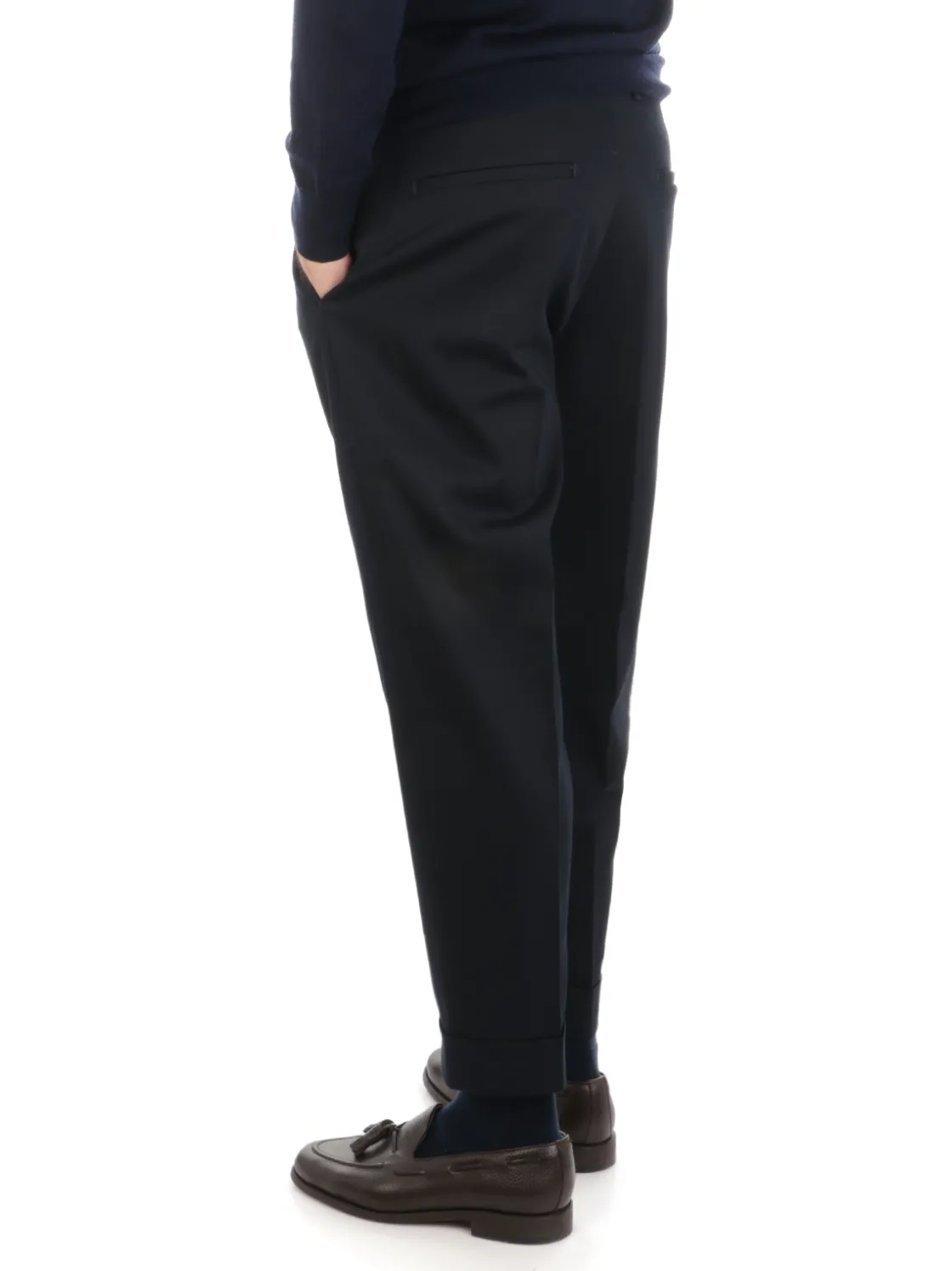 Berwich | Pantalone Uomo Chiaia in Cotone Stretch>Uomo Pantaloni