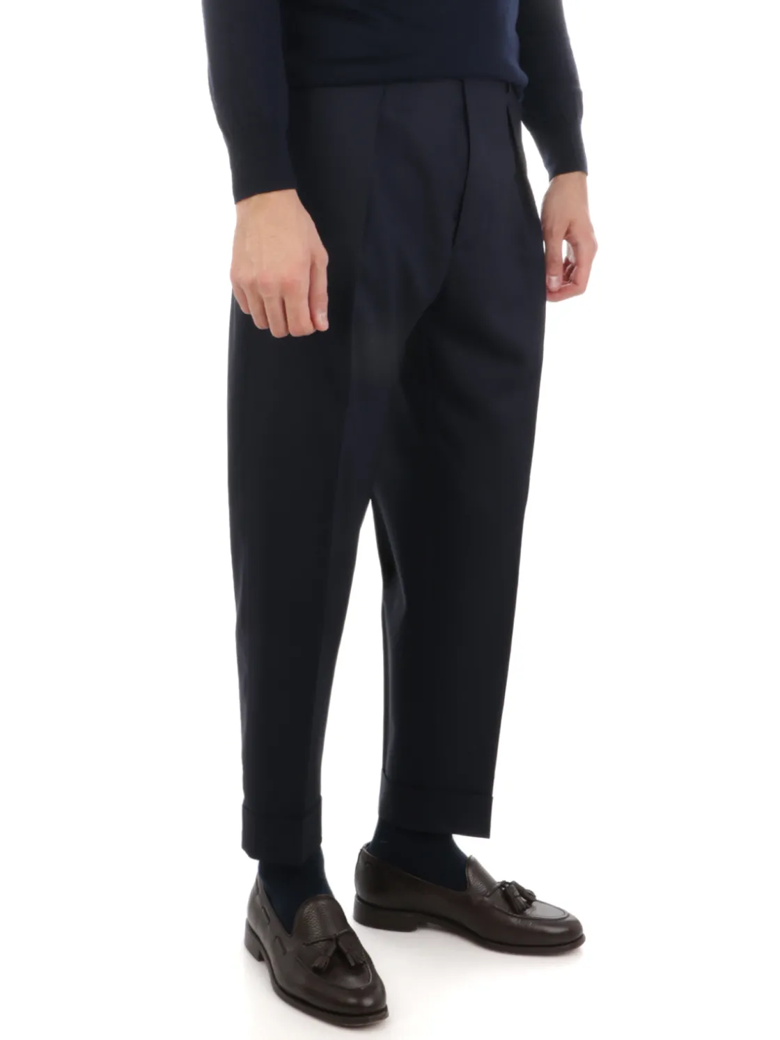 Berwich | Pantalone Uomo Chiaia in Fresco Lana>Uomo Pantaloni