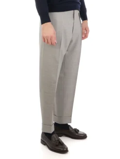 Berwich | Pantalone Uomo Chiaia in Fresco Lana>Uomo Pantaloni