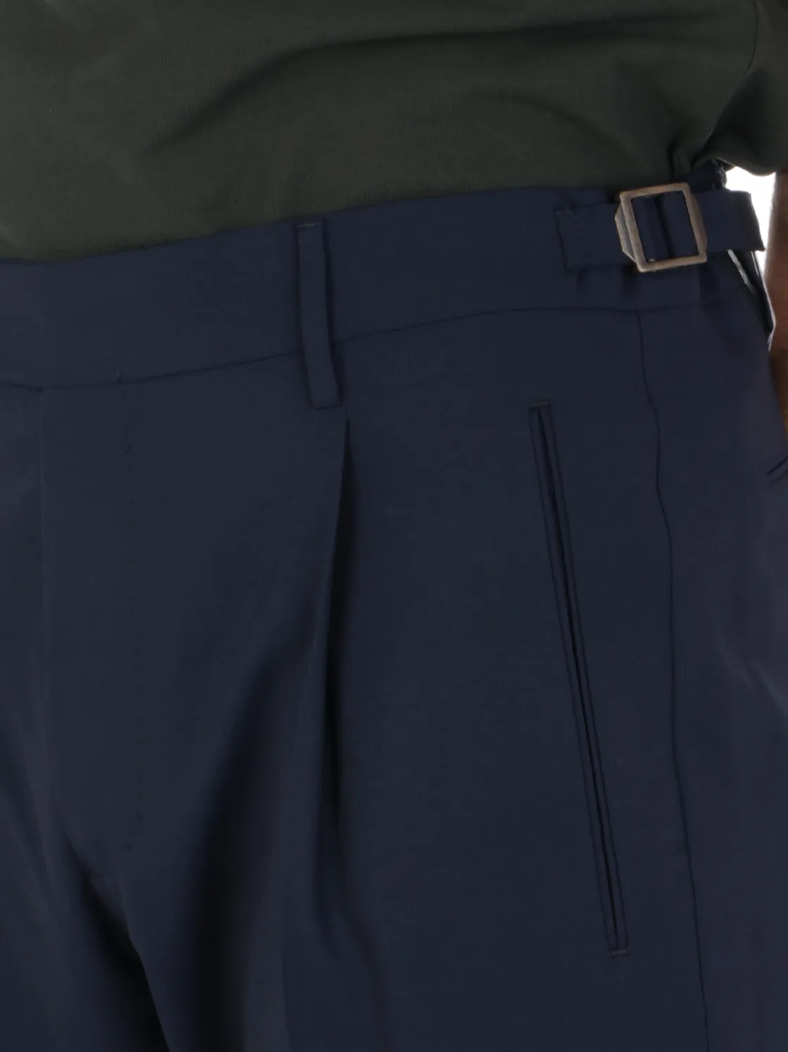 Berwich | Pantalone Uomo Morello In Lana Stretch>Uomo Pantaloni