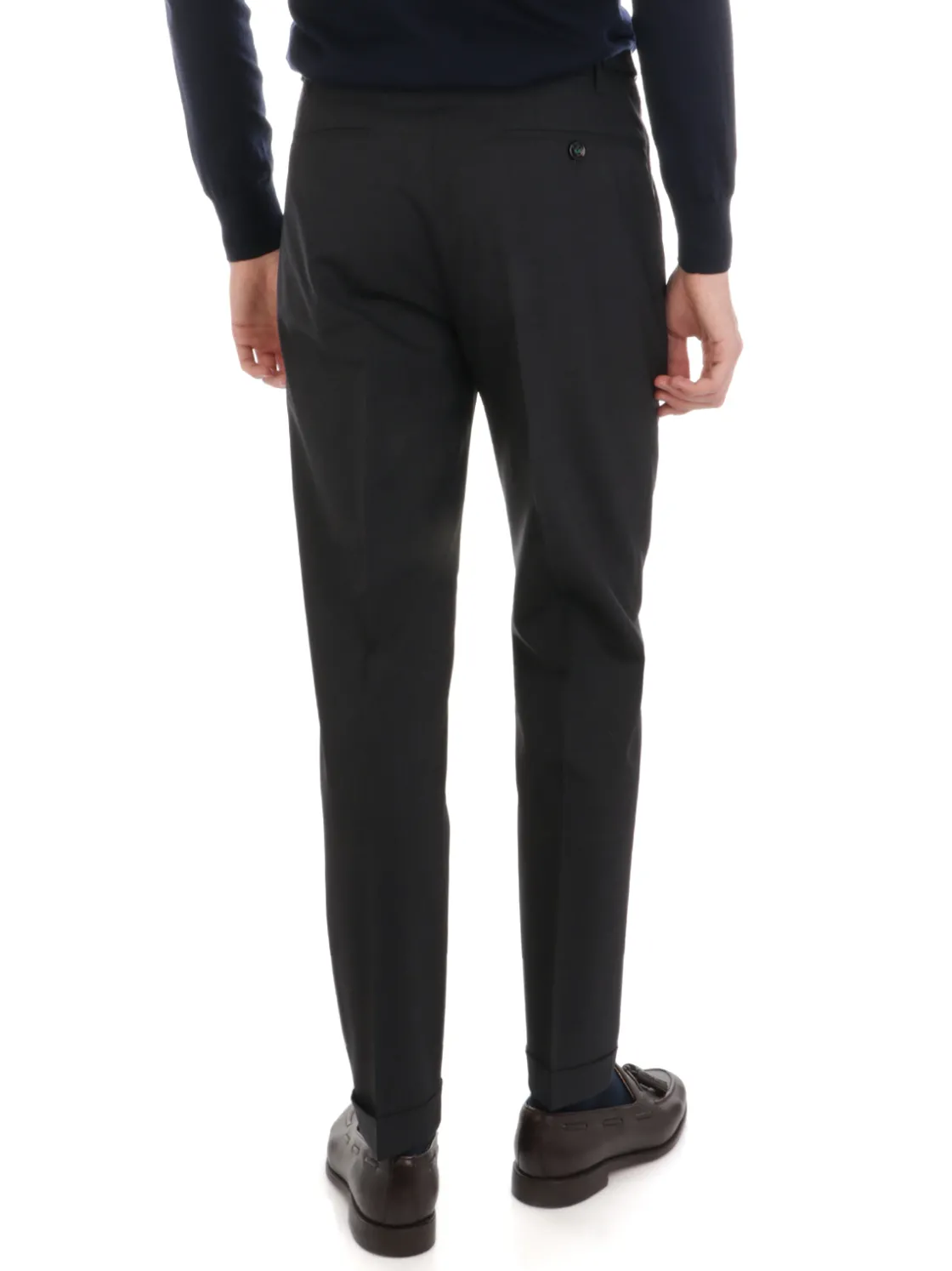 Berwich | Pantalone Uomo Retro in Lana Stretch>Uomo Pantaloni