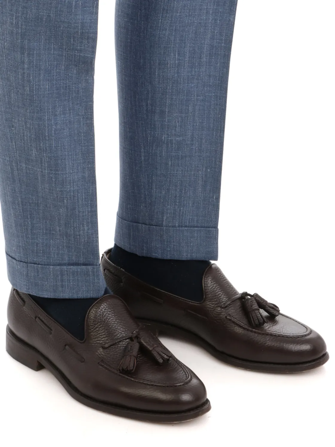 Berwich | Pantalone Uomo Retro in Lana e Seta>Uomo Pantaloni