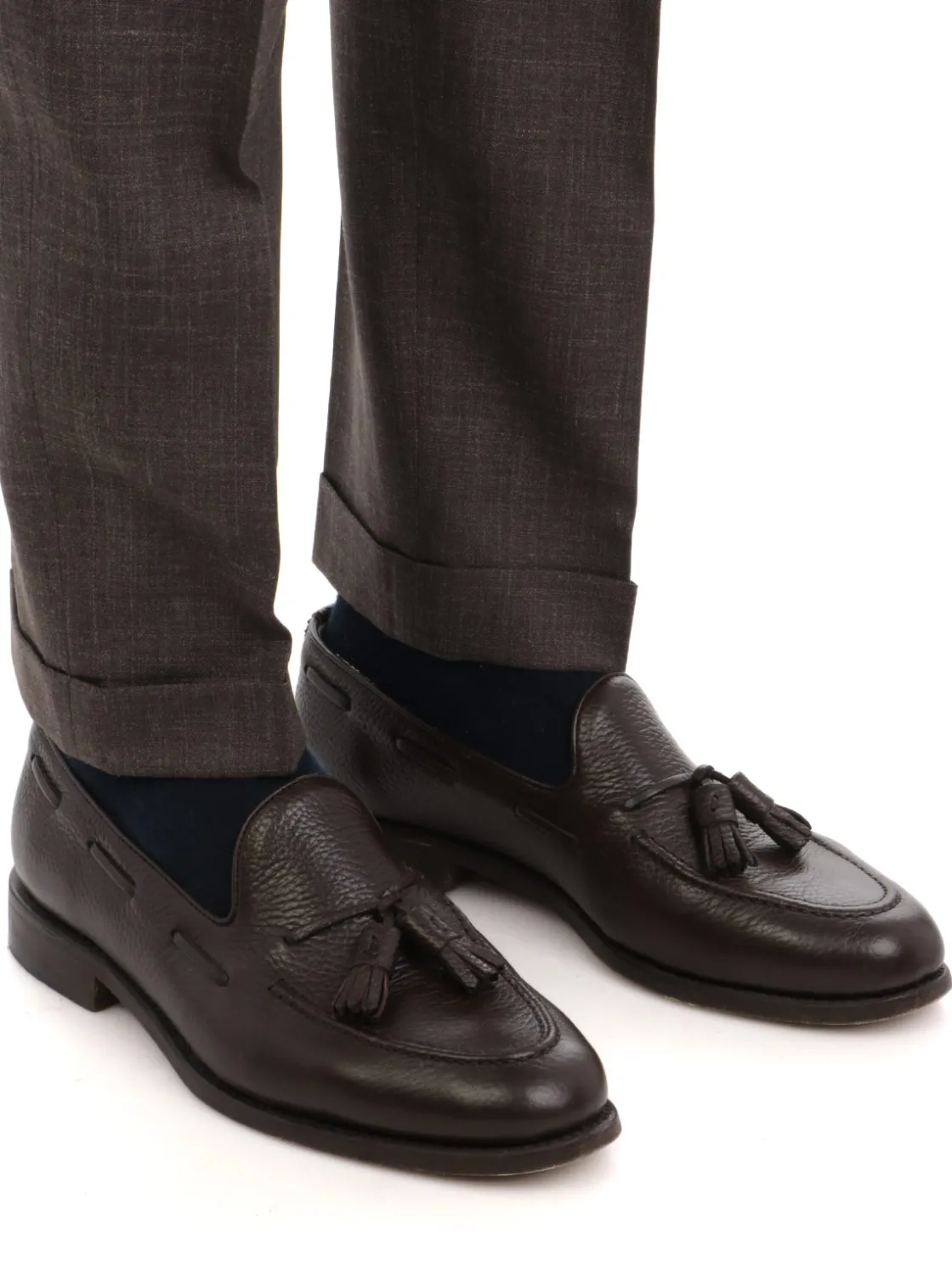 Berwich | Pantalone Uomo Retro in Lana e Seta>Uomo Pantaloni