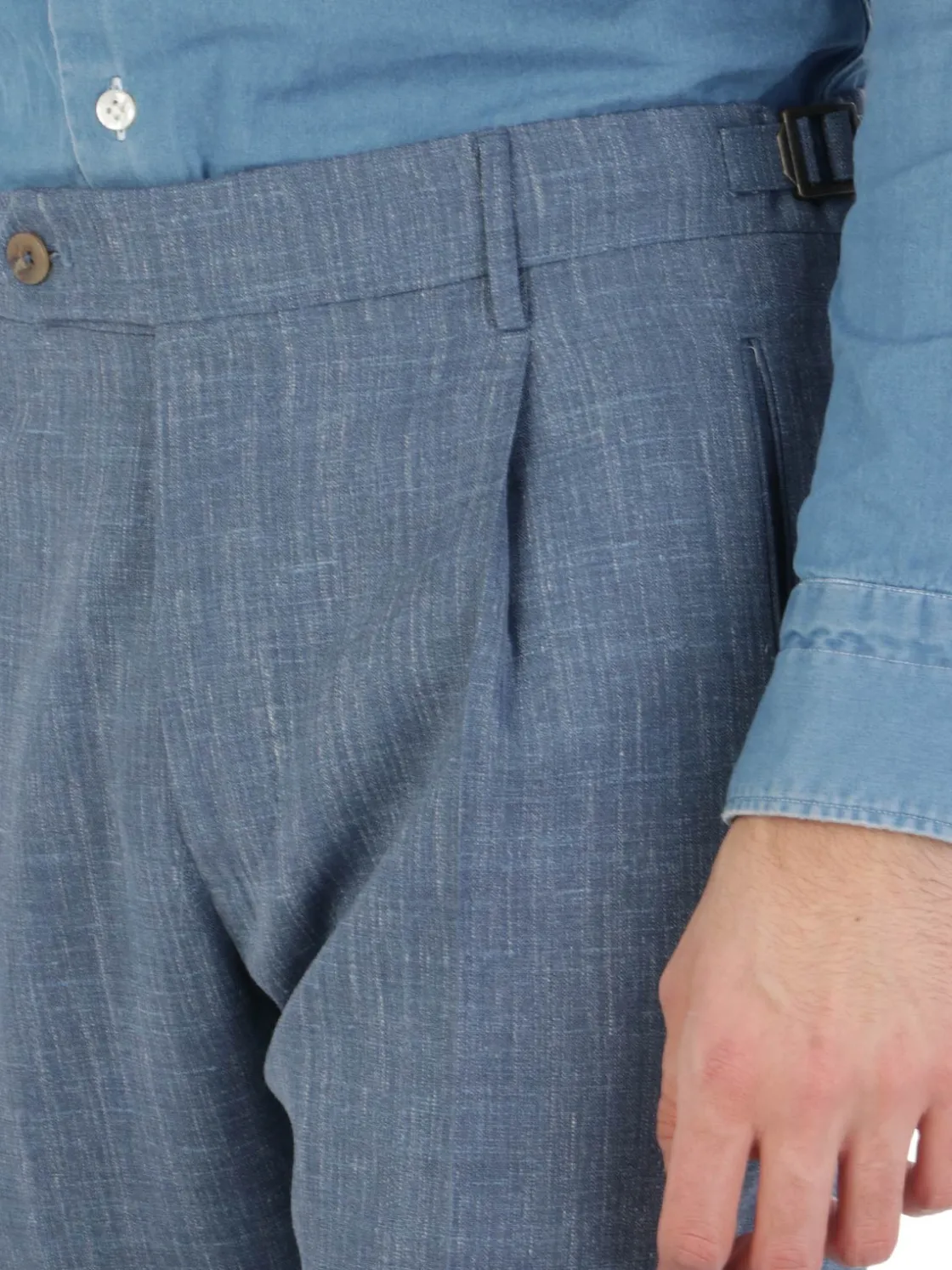 Berwich | Pantalone Uomo Vulcanoz Loro Piana>Uomo Pantaloni