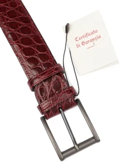 Botta & B BOTTA&B | Cintura Coccodrillo Uomo>Uomo Cinture