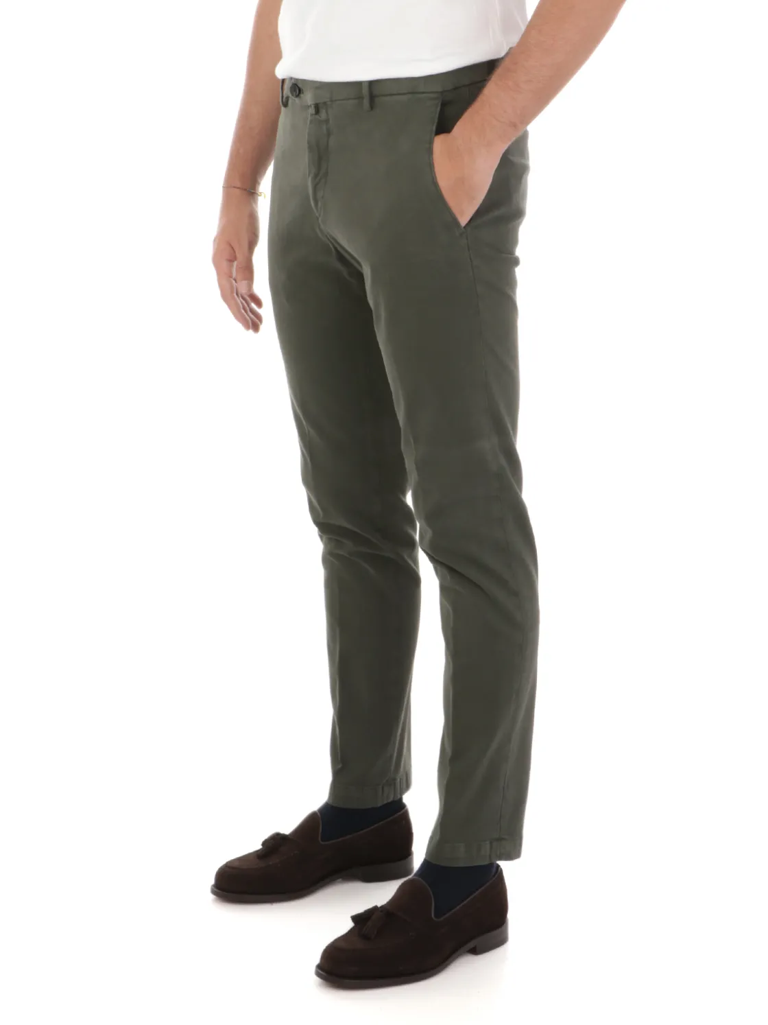 Briglia 1949 | Pantaloni Chino Uomo in Cotone Stretch>Uomo Pantaloni